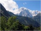 Mount Blanc 4807 m n.p.m. (widok z Courmayeur)