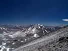 Panorama widziana z Ojos z wysokości około 6600 m n.p.m.