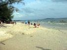 Sihanoukville. Na tych plażach wypoczywa elita z Phnom Pehn.