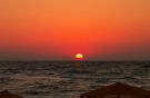 Zachód słońca nad Morzem Śródziemnym