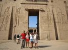 Wejcie do wityni boga Horusa w Edfu