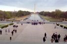 Widok na Reflecting Pool i Pomnik Washingtona